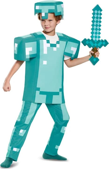 Disguise Costumes Kids Deluxe Minecraft Armor Costume