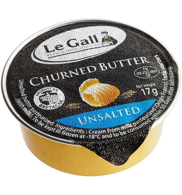 Le Gall Frozen Unsalted Churned Butter Portion Cup