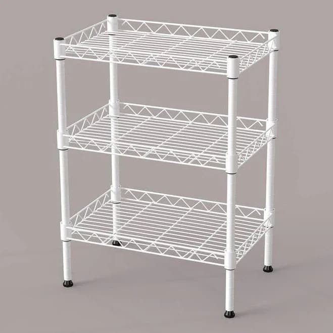Noble House Nash 3-Tier Adjustable Shelving Unit