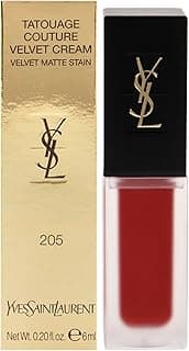 Tatouage Couture Velvet Matte Cream - 205 Rouge Clique by Yves Saint Laurent for Women - 0.2 oz Lipstick