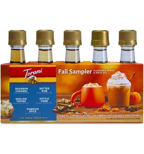 Torani Mini Fall Syrup Sampler 5-Pack