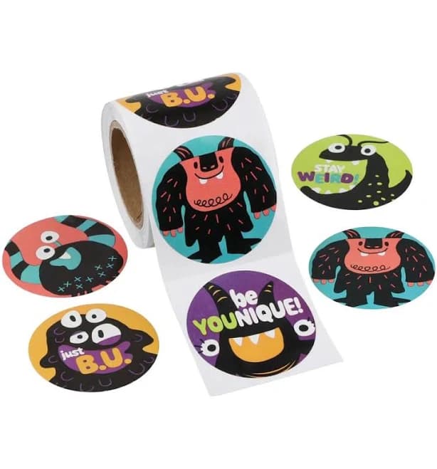 Doodle Monsters Sticker Roll