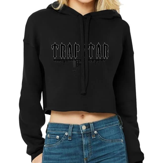 Artistshot Trapstar London Cropped Hoodie