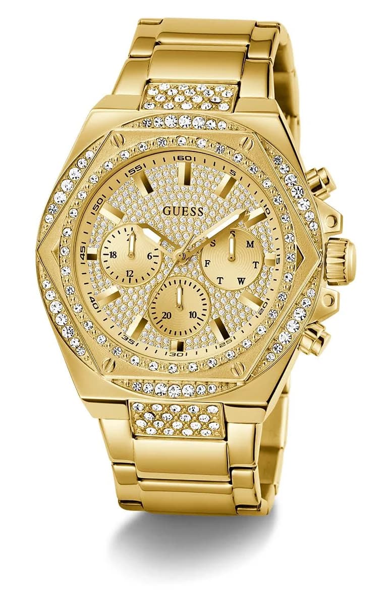 GUESS Men's Fury Multi-function Stainless Steel Watch