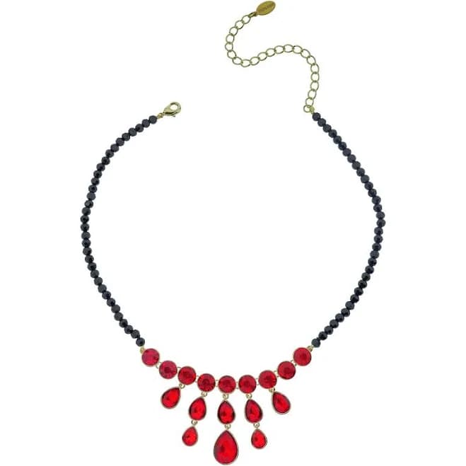 Heidi Daus "Ingénue" Beaded Crystal Regency Necklace
