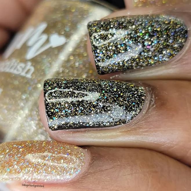 Jackpot Holographic Reflective Glitter Nail Polish