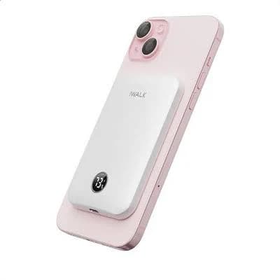 Iwalk Magnetic Ultra Slim Portable Wireless Charger Power Bank for iPhone 12 and Up