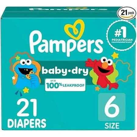 Pampers Diapers Baby Dry Size