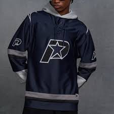 Gunna P-Star Oversized Hooded Hockey Jersey (new)... | Depop