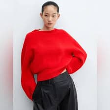 Mango | Sweaters | Mango Puff Sleeve Sweater Size Xs Nwt | Poshmark
