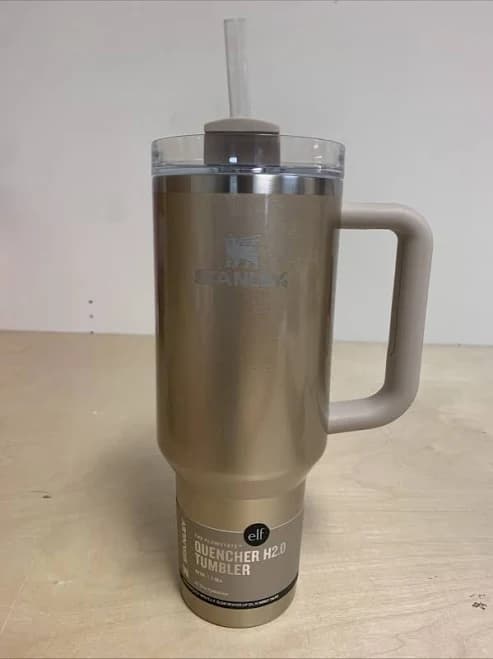 Stanley 40oz Stainless Steel H2.0 FlowState Quencher Tumbler in Honey Talks