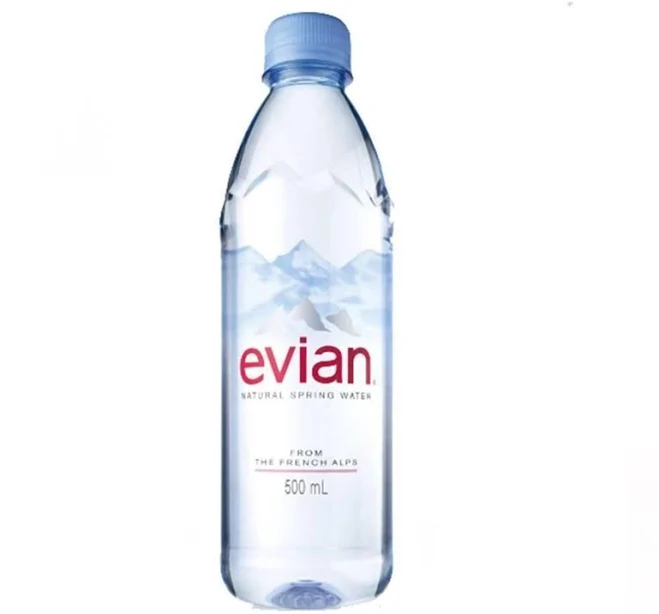 Evian Natural Spring Water 20 oz