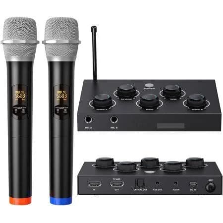 Rybozen Portable Karaoke Microphone Mixer System