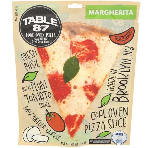 Table 87 Coal Oven Margherita Pizza Slice, 5.12 Ounce -- 12 per case