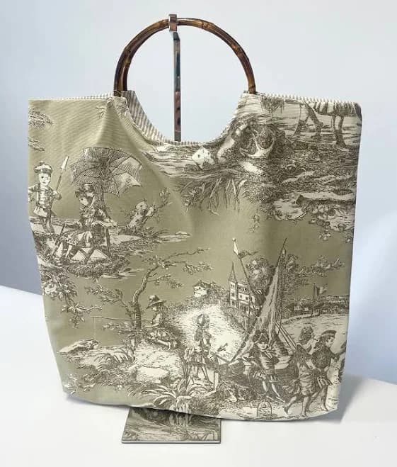 Bamboo Bucket Bag