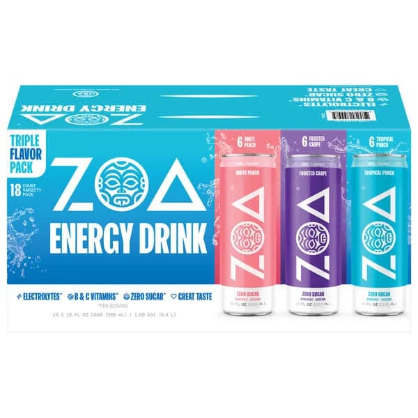 ZOA Energy Drink Variety Pack