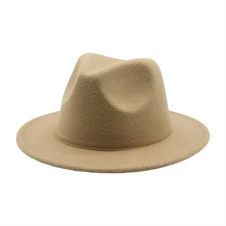 Hirigin Kids Unisex Classic Wide Brim Fedora Hat