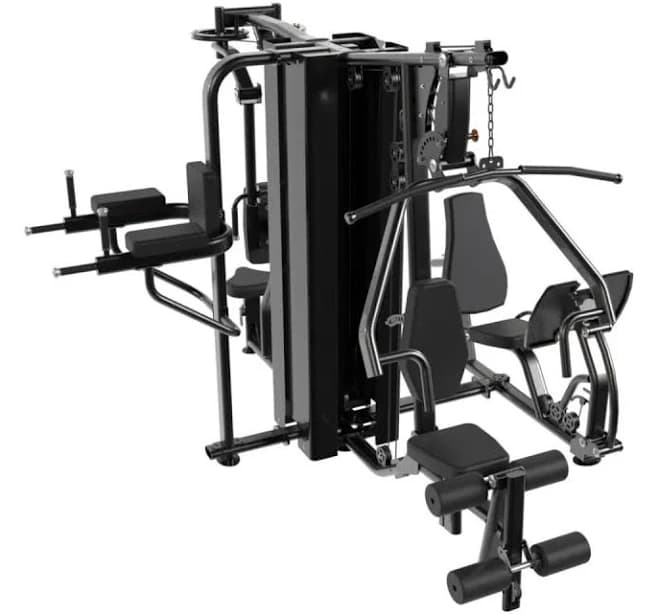 IRONAX Multifunction Home Gym For Full Body Workout | 4-Station Multi-Gym | Multi-Station Home Gym Machine, Arm & Leg Strength Training | Leg Press |