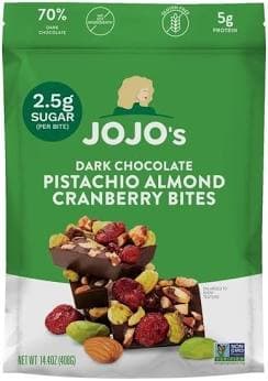 JoJo's Organic Dark Chocolate Bites