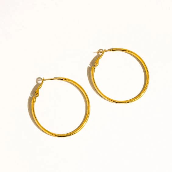 Eska Thin Hoop Earring