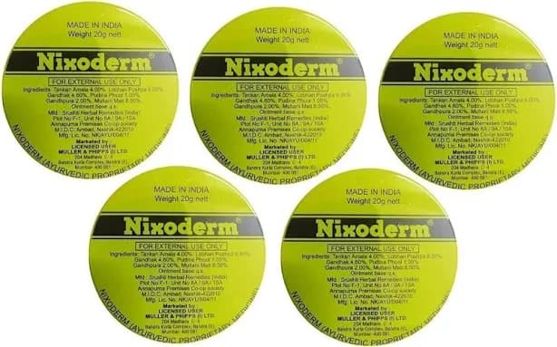 4x Nixoderm Ayurvedic Cream For Skin Problems, Acne, Rashes, Eczema &