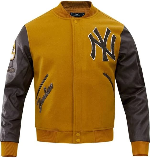 Pro Standard Men's New York Yankees Classic Wool Varsity Jacket