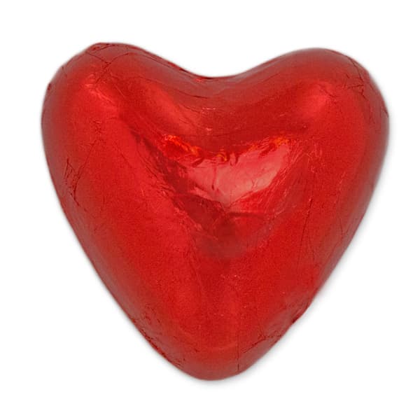 Foiled Chocolate Heart