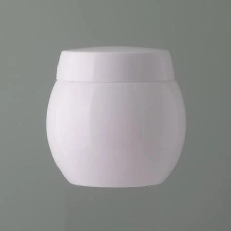 Snow Diamond 4oz 120ml Empty White Glass Cosmetic Face Cream Jar
