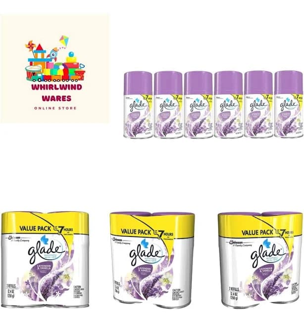 Pack Of 6 Lavender & Vanilla Automatic Spray Refill, 6.2 Oz For
