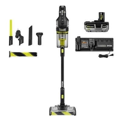 Ryobi 18V Brushless Cordless Advanced Whisper Series Stick Vacuum Kit