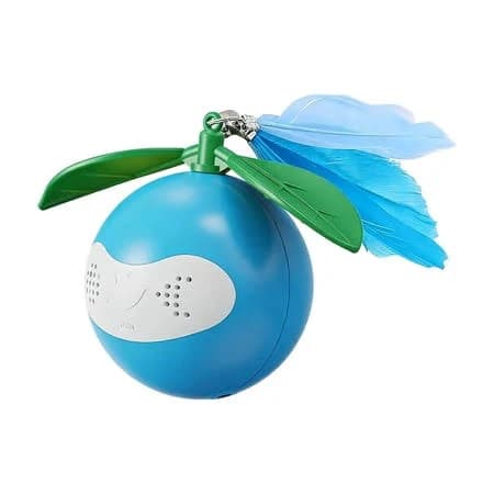 Automatic Cat Toy Ball with Laser & RGB Lights Smart Rolling Interactive Pet Entertainment for Indoor Cats, BPA-Free Soft Silicone, 3.5 Inch
