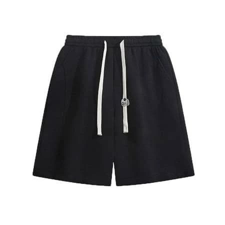Timegard Men's Casual Loose Drawstring Elastic Waist Knee Length Shorts