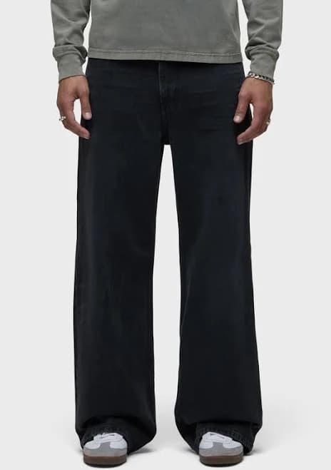 Hudson Men's Luca Wide-Leg Cotton Jeans