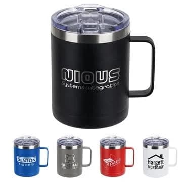 Sample - Promotional Ceva 14 oz Copper-Coated Powder-Coated Insulated Mug