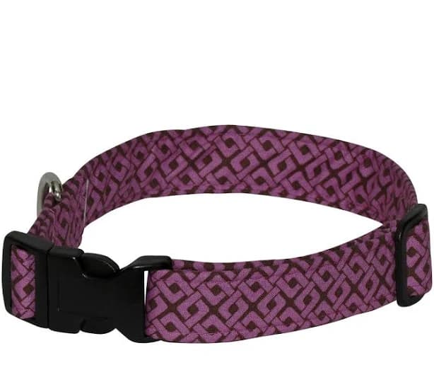 Elmo's Closet Zig Zag Dog Collar Extra Large / 6 Ft Leash