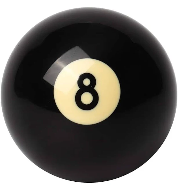 GSE Games & Sports Expert 2-1/4-Inch Replacement Eight Pool Ball