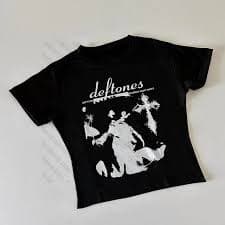 Goth Short Sleeve T-shirt Punk Top Hip Hop Casual Baby Tee E-girl Fashion Y2k Crop top Streetwear Harajuku Graphic Print Grunge - AliExpress 200000345