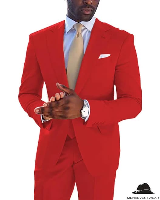 Men's Notched Lapel Suit