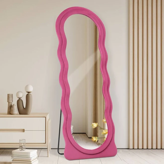 Wrought Studio Irregular Wavy Full Length Mirror