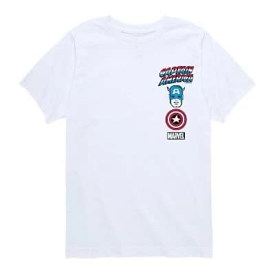 Marvel Captain America Logo Stack T-Shirt