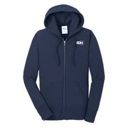 RDN Fitted Fleece Full-Zip Hoodie - RDN101