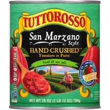 Tuttorosso San Marzano Style Tomatoes in Puree Basil & Sea Salt
