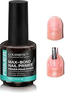 Professional Acid-Free Nail Primer, Fast-Drying Nail Bond for UV Gel Nails, Acrylic, Gel Polish. No Lift, Long-Lasting Adhesion, Salon & DIY Manicure Set, 15ml