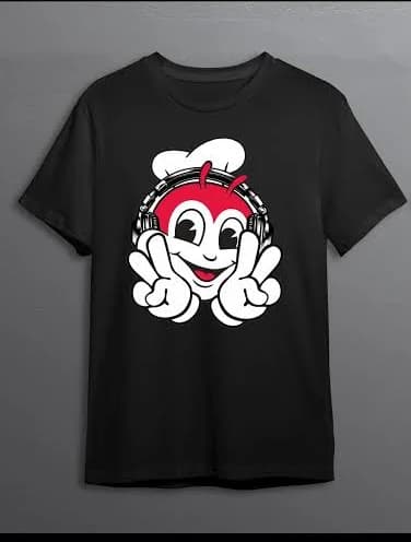 Jollibeats Philippines Filipino Peace Double Jollibee Tee Shirt