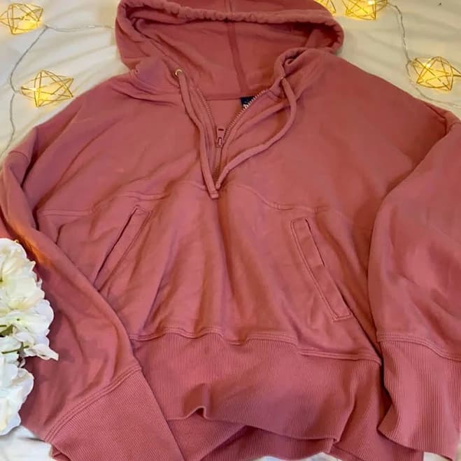 Old Navy Pink Crop Hoodie | Color: Pink | Size: L | Mpaidas's Closet