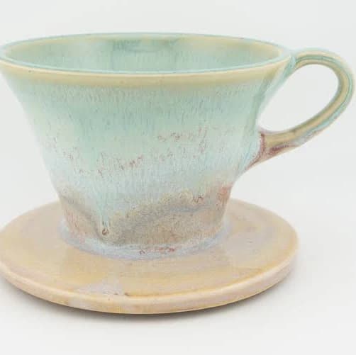 V60 Coffee Pour Over (02 or 03 Filter Size) Orange / Curvy Wall / 02 Filter