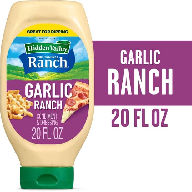 Hidden Valley Garlic Ranch Condiment and Dressing