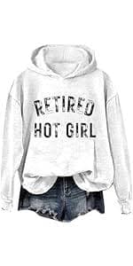 Heevina Probably Hungry Likely Sleepy Always Cold Sweatshirts For Women I'Ll Just Have The Chicken Tenders Sweatshirt (Beige #2, Small) at Amazon Women's Clothing store