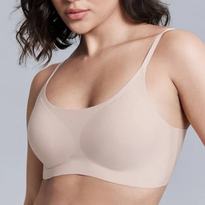 NEIWAI Women's Barely Zero Spaghetti Strap Wireless Bra Bundle