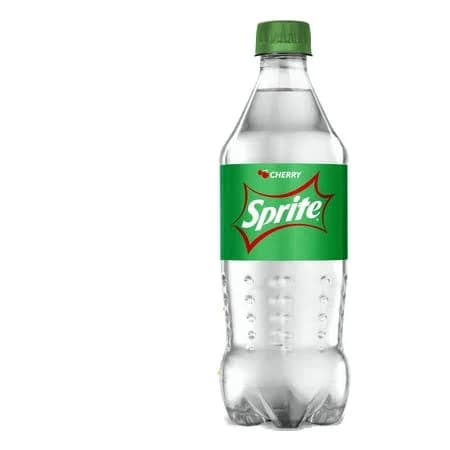 Sprite Cherry Soda Pop Bottles